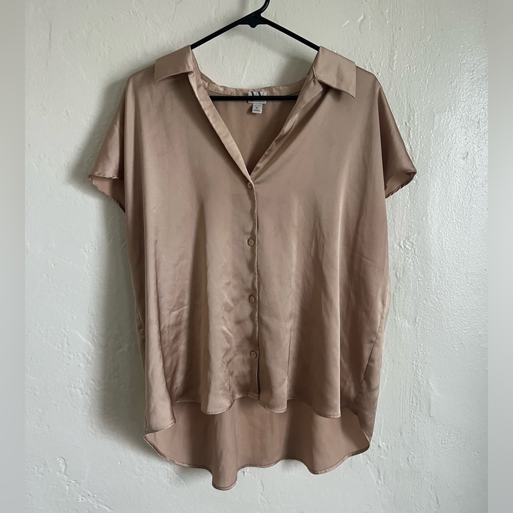 Worthington silk button down shirt